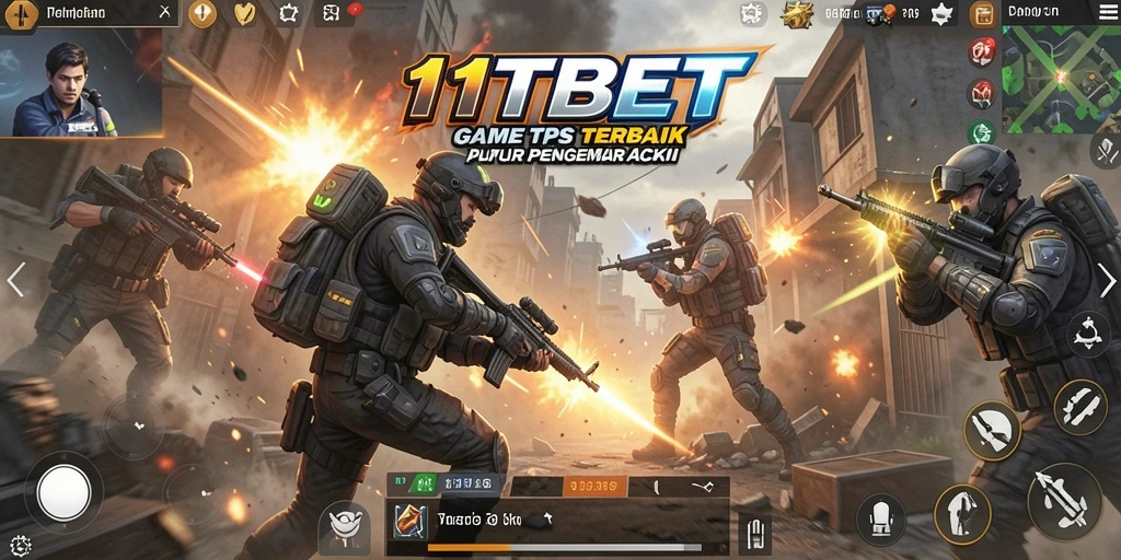 Screenshot gameplay 11TBET yang menunjukkan aksi seru di TPS.
