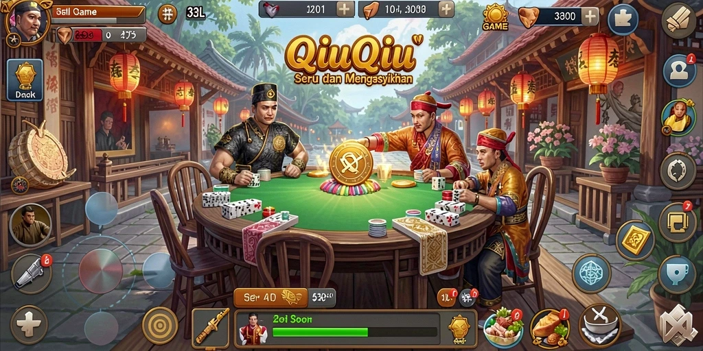 Screenshot dari gameplay QiuQiu di 33L yang menegangkan.