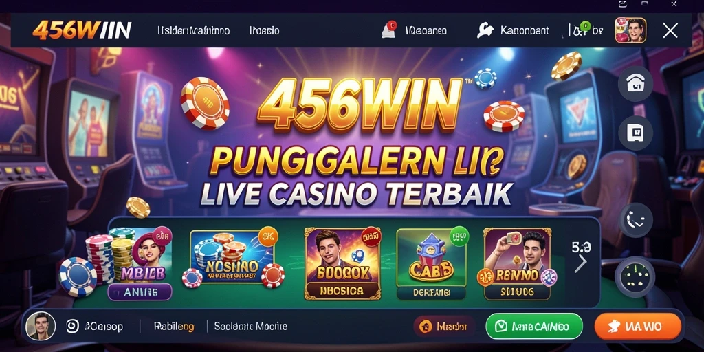 Tampilan gameplay Live Casino yang menegangkan dan interaktif.