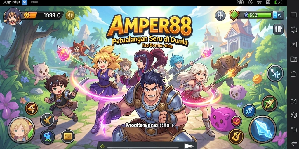 Gameplay seru dan karakter anime yang memikat di AMPER88.