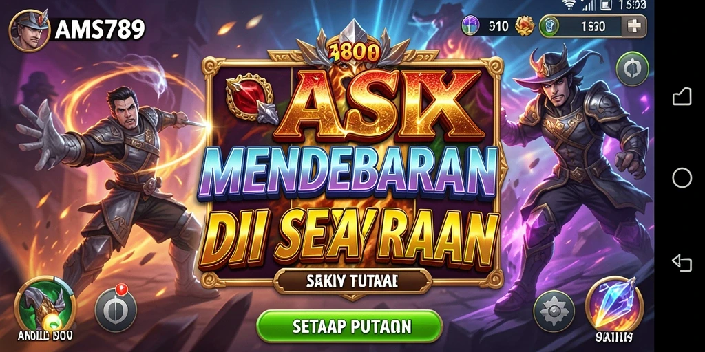 Gameplay seru dari AMS789 yang menunjukkan pertarungan intens.