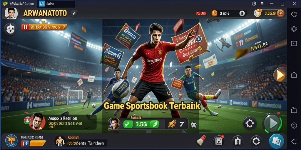 Tampilan gameplay ARWANATOTO yang menarik dan intuitif.