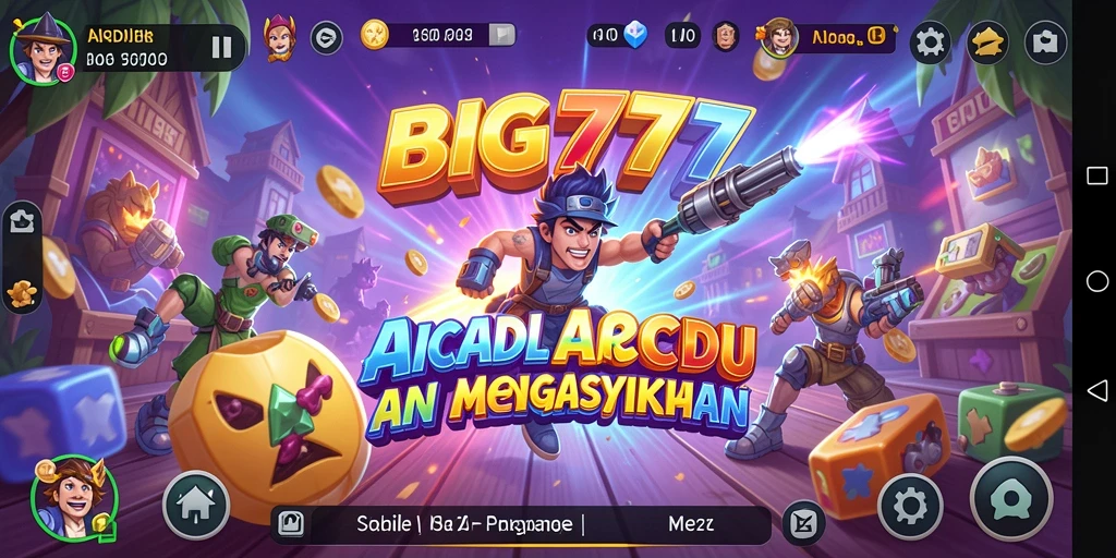 Tangkapan layar gameplay menunjukkan aksi seru dan grafis menawan.