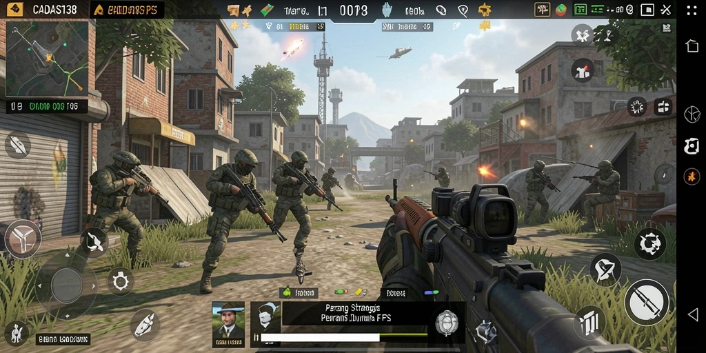 Gameplay menegangkan di CADAS138 penuh aksi FPS.