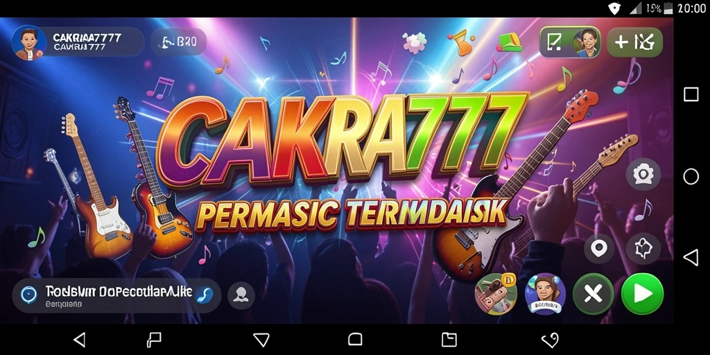 Gameplay interaktif CAKRA777 yang penuh warna dan menyenangkan.