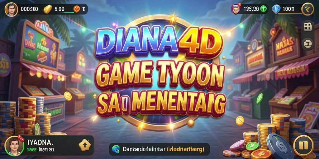 Screenshot gameplay <strong>DIANA4D</strong> yang menunjukkan momen strategis dalam permainan Tycoon.