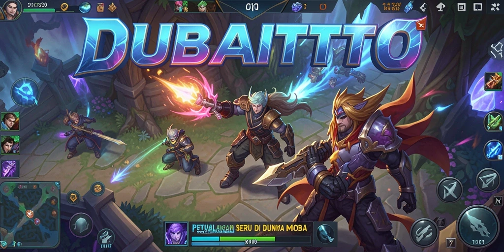 Gameplay seru DUBAITOTO dengan grafis menawan dan karakter unik.