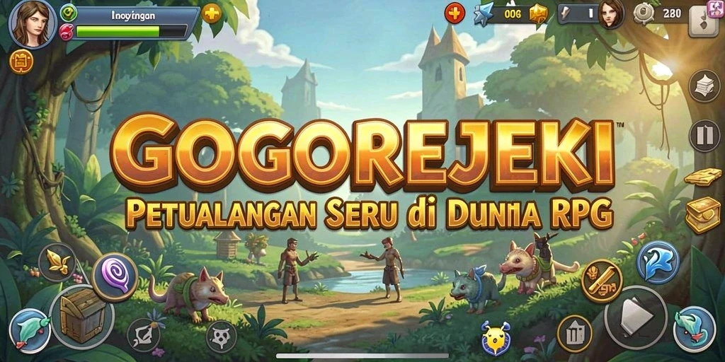 Tampilan gameplay GOGOREJEKI yang seru dan menantang.