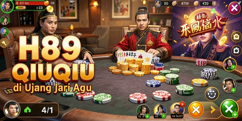 Screenshot gameplay <strong>H89</strong> menampilkan momen seru QiuQiu.