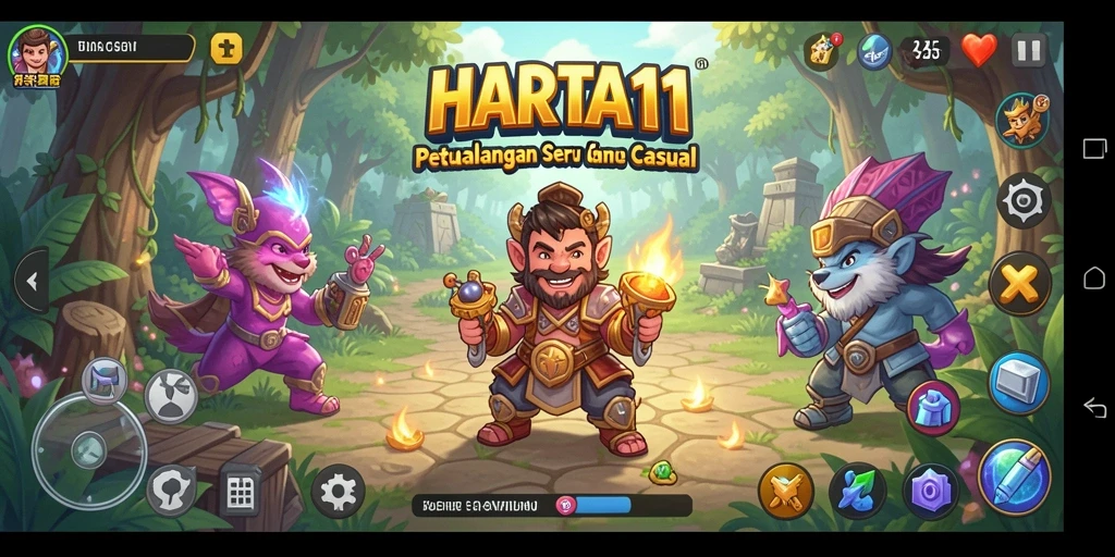 Gameplay seru dan menyenangkan dalam HARTA11 untuk semua pemain.