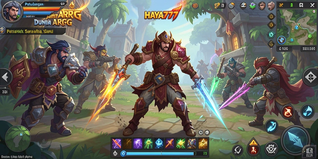 Screenshot HAYA777 menampilkan aksi pertarungan dinamis dan grafis menawan.