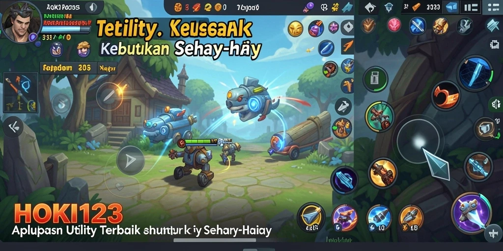 Tampilan antarmuka HOKI123 yang sederhana dan intuitif.