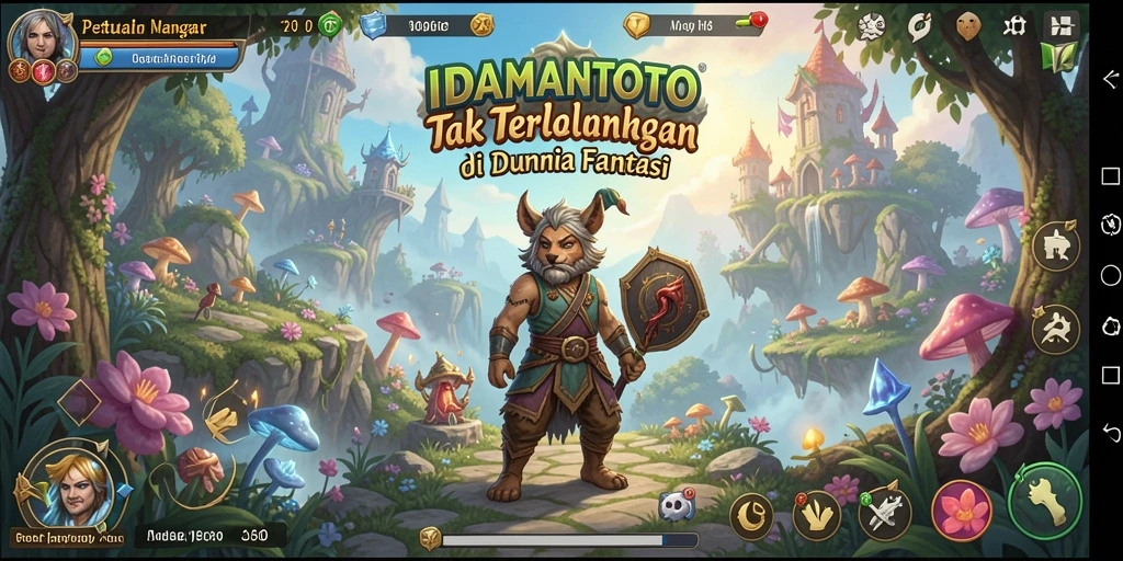 Screenshot gameplay yang menunjukkan aksi seru di IDAMANTOTO.
