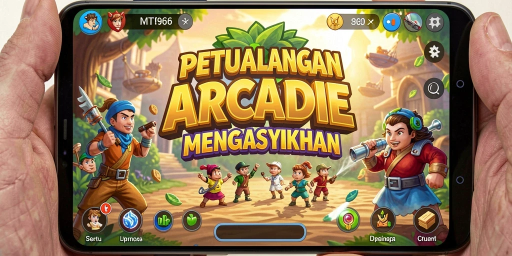 Tampilan menarik dari gameplay seru di MT966.