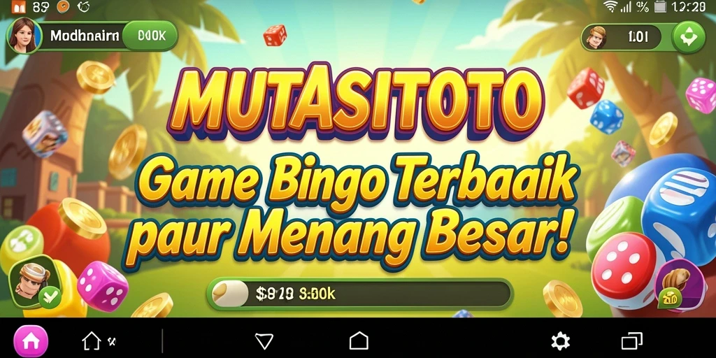 Tampilan seru gameplay Bingo di MUTASITOTO.