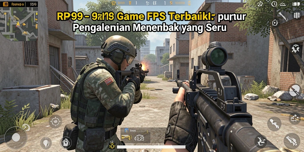 Gameplay RR999 menunjukkan aksi menembak mendebarkan dengan grafis yang menawan.