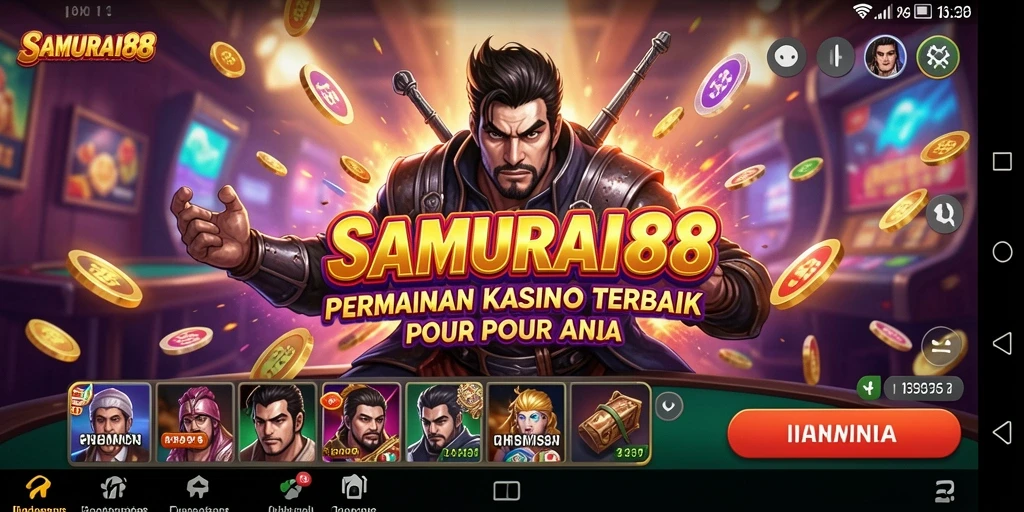 Tampilan gameplay seru dan menegangkan di SAMURAI88.