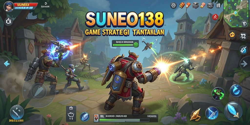 Tampilan gameplay seru dari SUNEO138 saat pertempuran berlangsung.