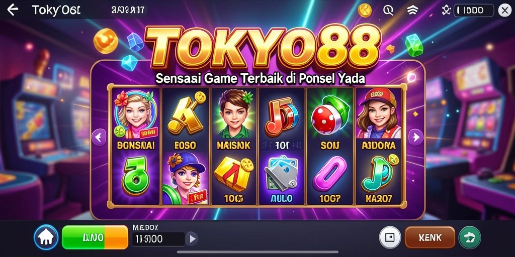 Tampilan menarik gameplay Slot di TOKYO88.