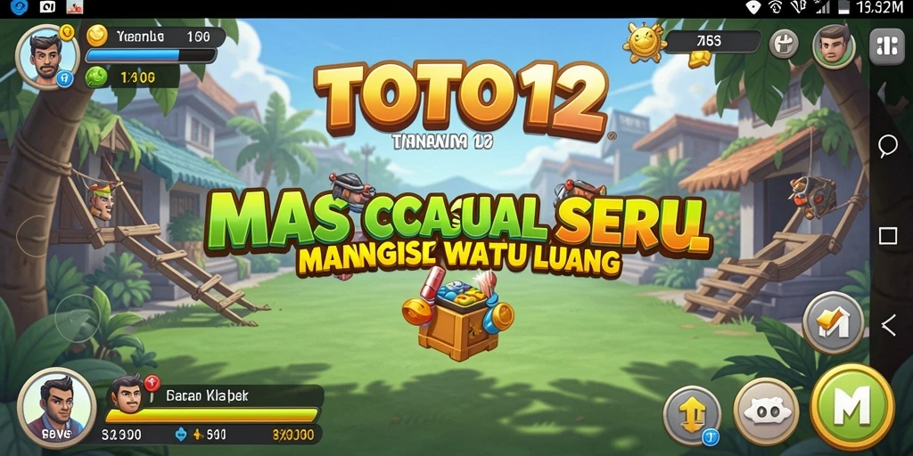 Tampilan gameplay TOTO12 yang penuh warna dan menarik.