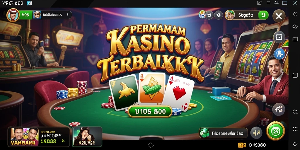 Tampilan gameplay seru dari aplikasi kasino V98.