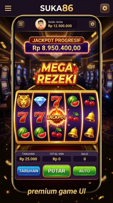 Tampilan aplikasi suka86 yang ramah pengguna.