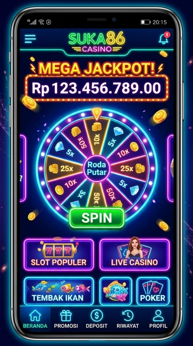 Menu kategori aplikasi di suka86 yang lengkap.